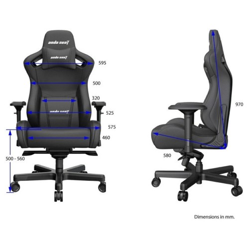 ΚΑΡΕΚΛΑ ΓΡΑΦΕΙΟΥ ANDA SEAT GAMING AD12XL KAISER-II BLACK